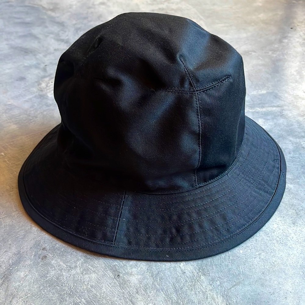 Black Cotton Bucket Hat